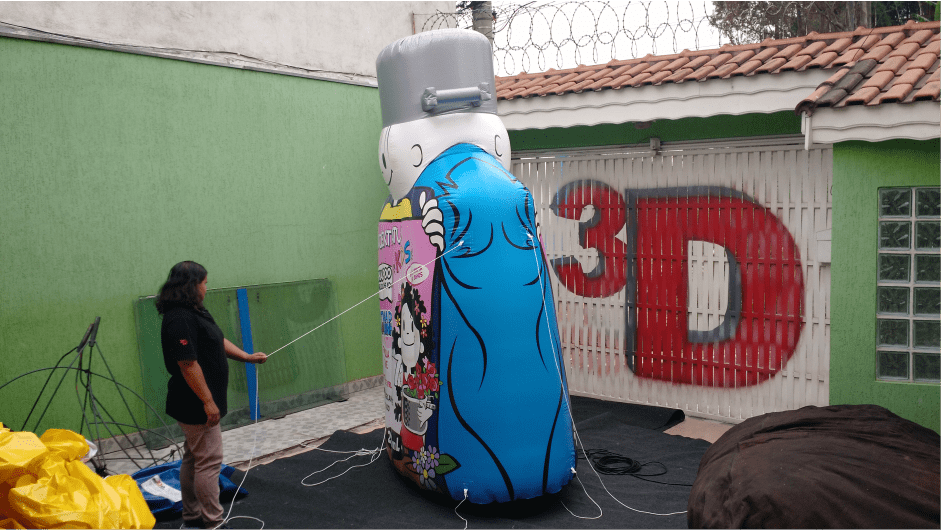 replica inflavel fabricação sob medida