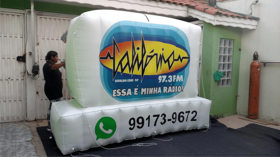 fabrica de logotipos inflaveis