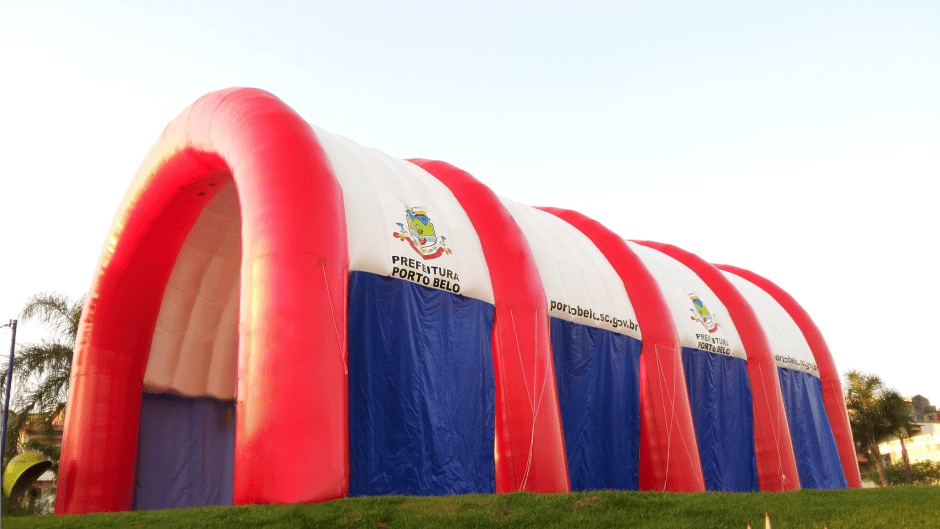 stand inflavel porto belo