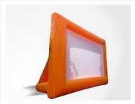 tela de projeção inflável